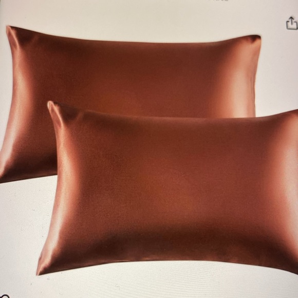 Bedding 4 Homes 2 Pieces Satin Pillowcases - Gray - Picture 5 of 8